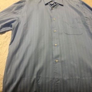 Men’s Joseph Abboud sz 16 34/35 blue button down dress shirt.  NWOT. Never worn.